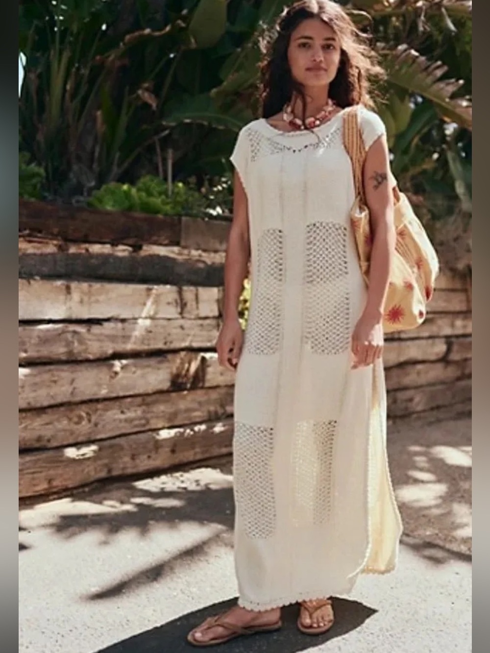 Free People Clair Fauxchet Midi Dress XS oversized